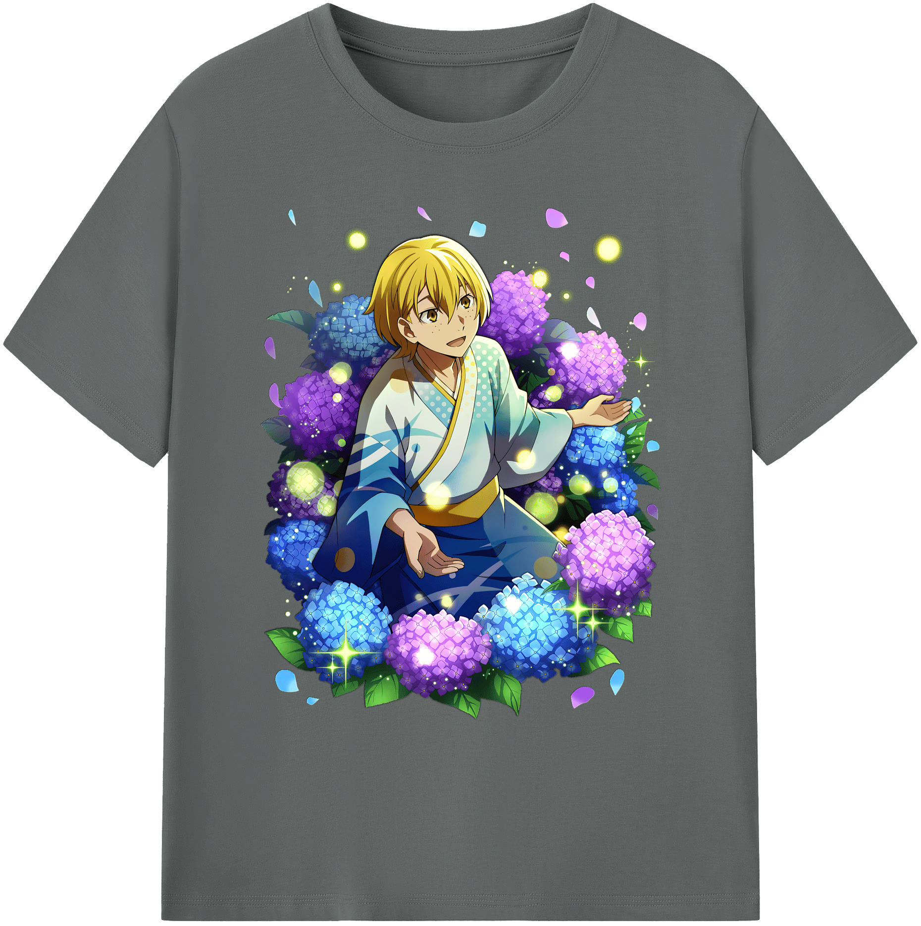 文豪ストレイドッグス Bungo Stray Dogs 綿100％ メンズ半袖Tシャツ｜肌触りやわらか＆通気性